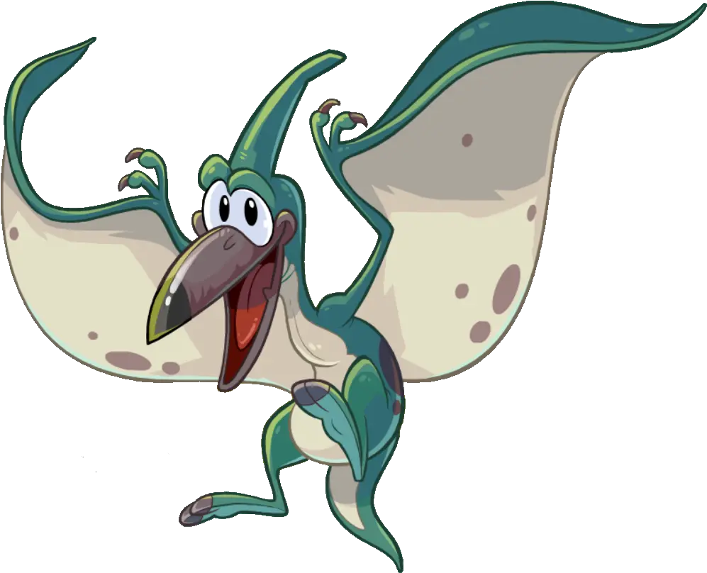 Download Hd Pterodactyl Transparent Pterodactyl Dinosaur Pteranodon Cartoon Png Pterodactyl Png