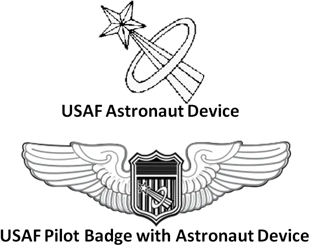 Usaf Astronaut Device Air Force Pilot Badge Png Pilot Wings Png