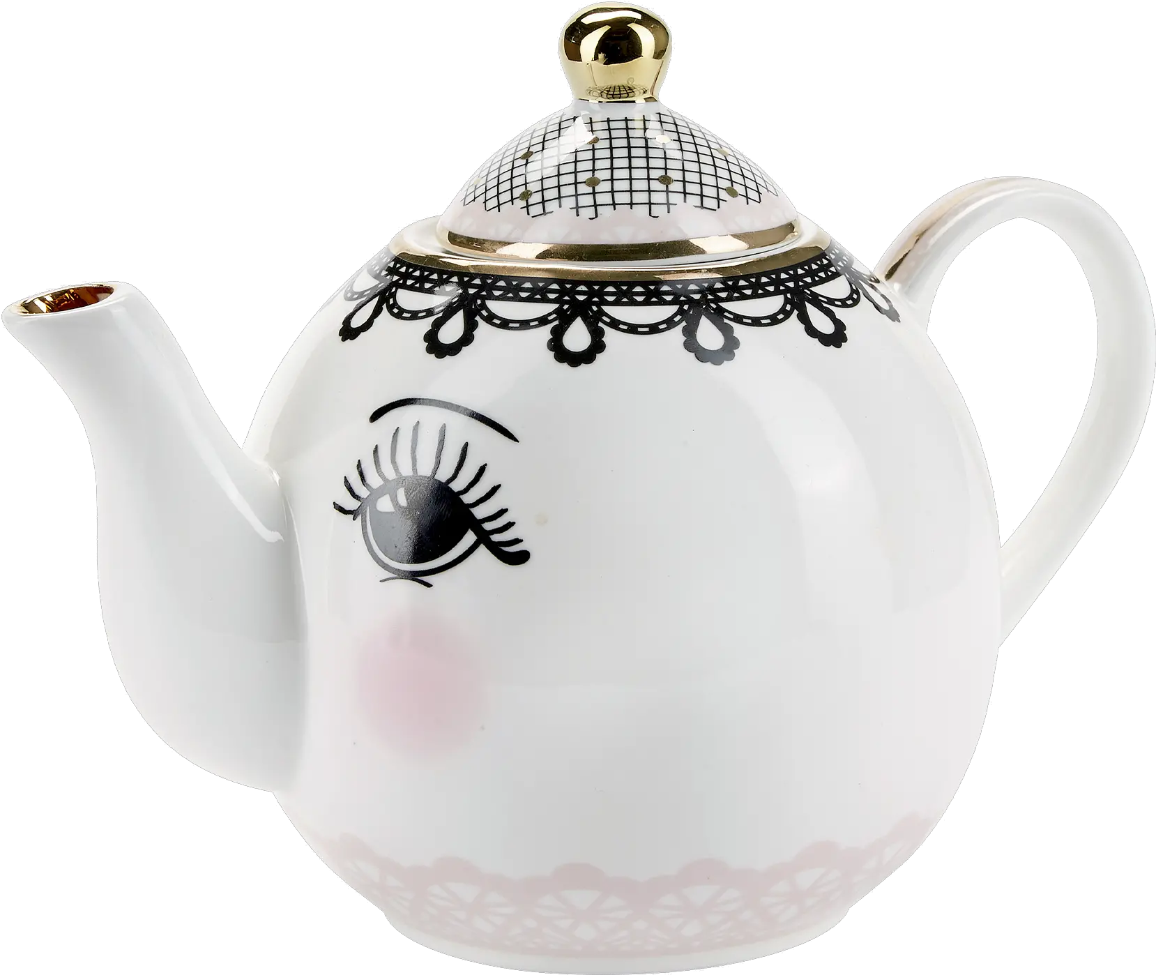 Miss Etoile Lace Eyes Teapot Miss Etoile Teapot Png Teapot Png