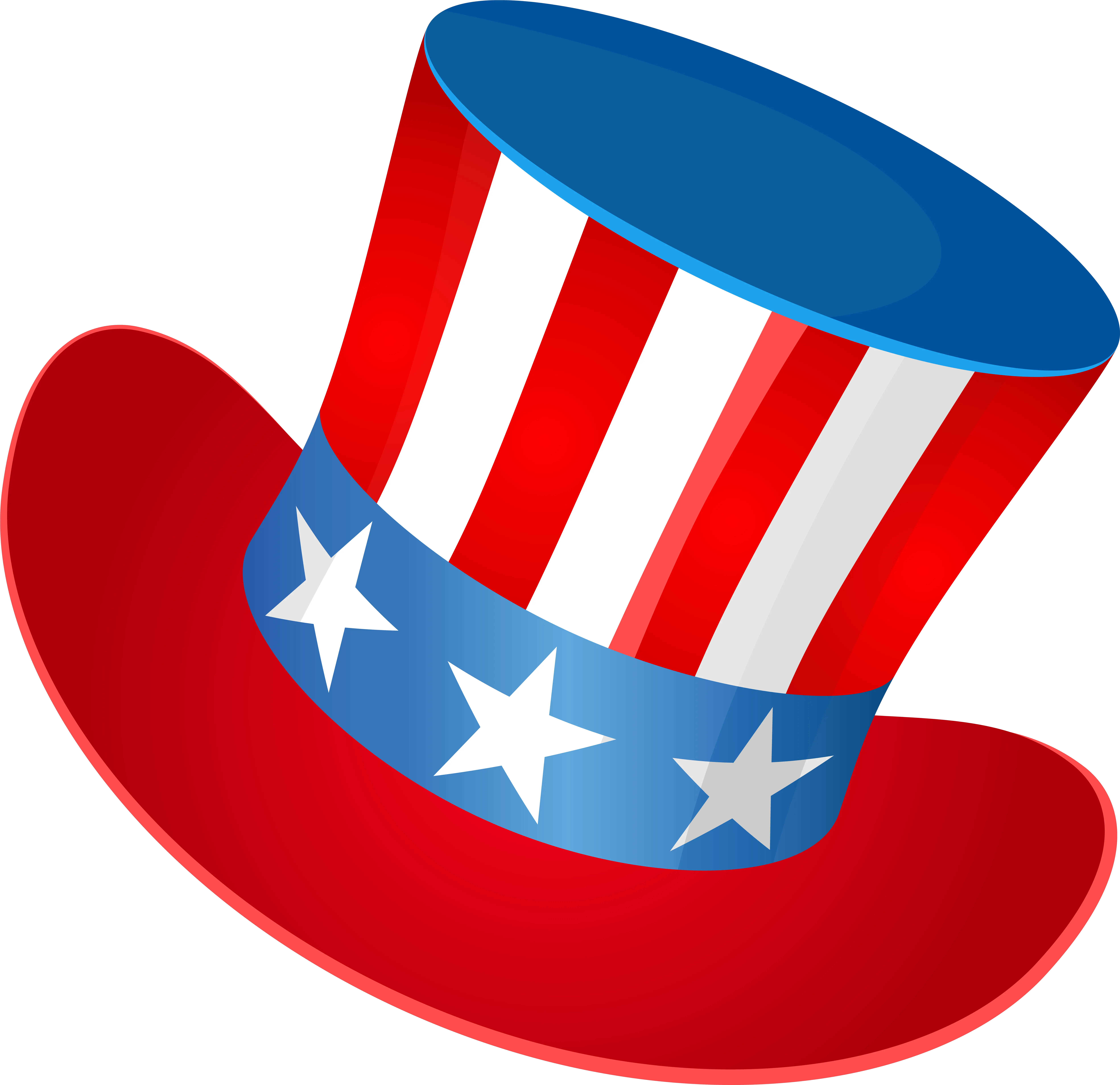 Transparent Background Circular Arrow Png Uncle Sam Hat