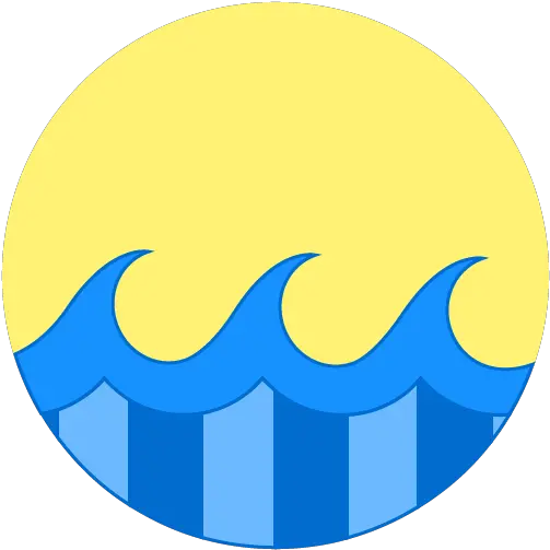 Ocean Sea Summer Sunny Waves Icon Ocean Icon Png Ocean Png