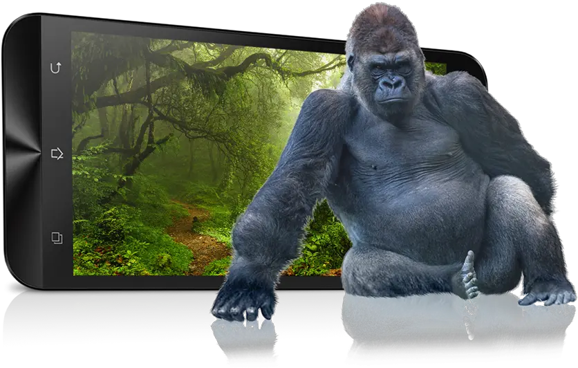Zenfone 2 Laser Ze550kl Phone Asus Gorilla Transparents Png Gorilla Transparent