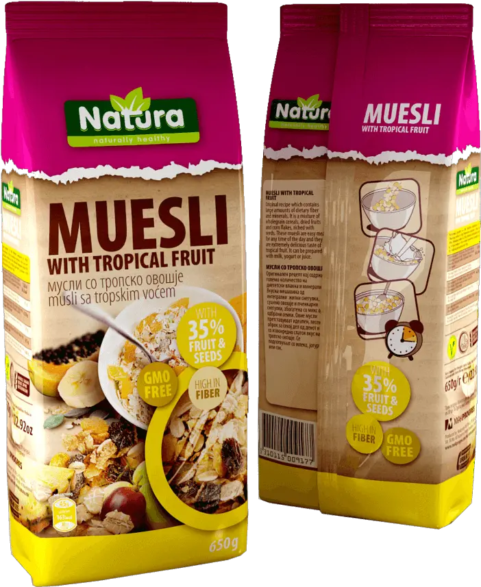 Muesli Tropical Fruit Breakfast Cereal Png