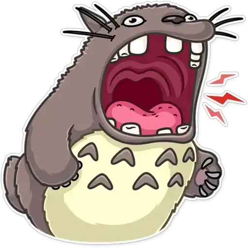 Totoro Stickers For Whatsapp Totoro Stickers Telegram Png Totoro Png