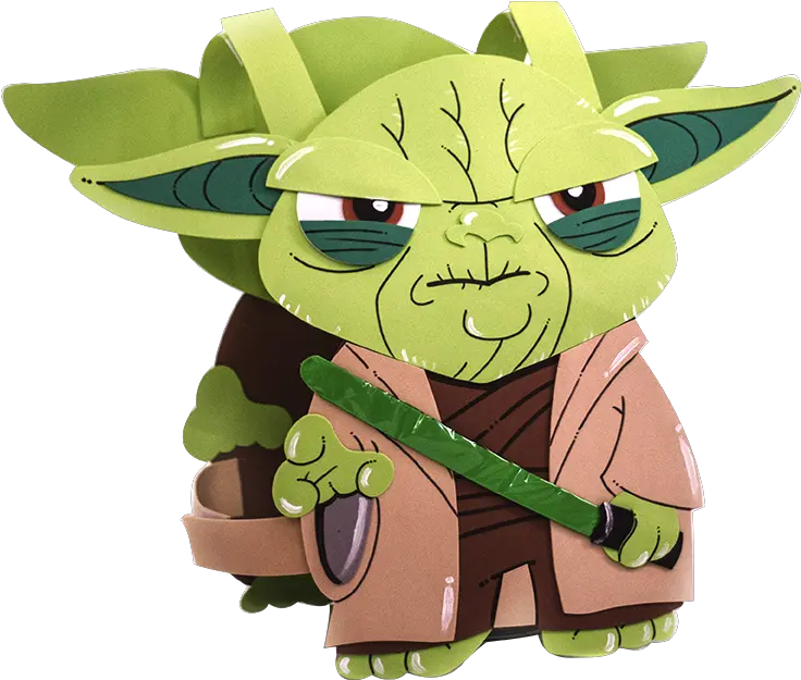 Yoda Yoda En Goma Eva Png Yoda Png