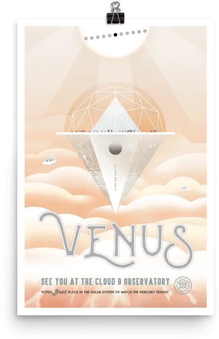 Nasa Visions Of The Future Space Poster Yoga Png Venus Transparent Background