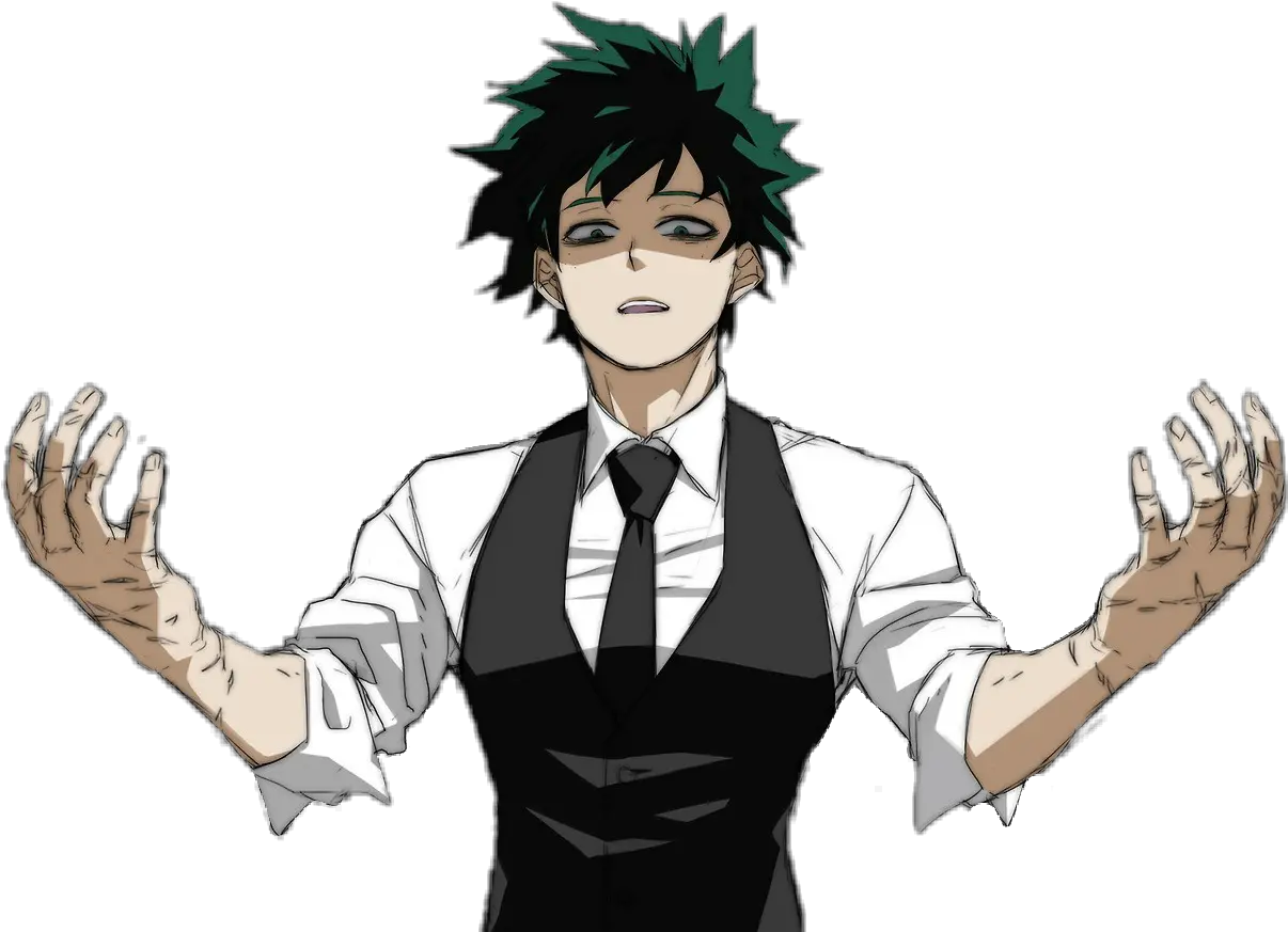 Download Png Free Deku Transparent My Hero Academia Villain Deku Midoriya Png