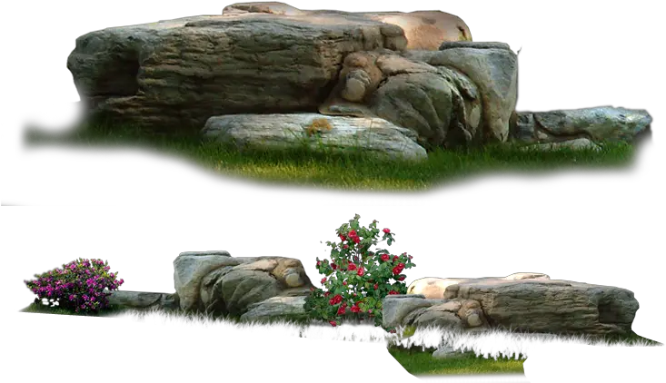 Download Stone Park Garden Landscape Nature Png Stone Landscape Png Stone Png