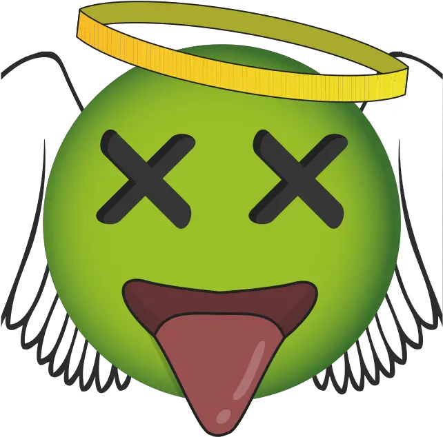 Alien Face Emoji Png Pic Mart Bird Wings Cartoon Png Tongue Emoji Png
