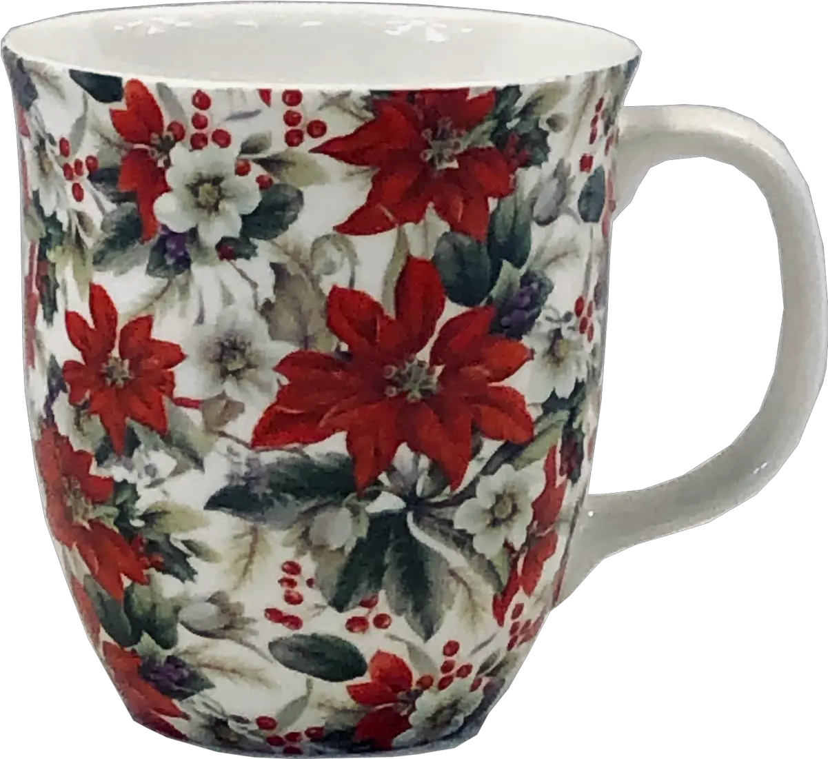 Pretty Chintzy Poinsettia Java Mug Serveware Png Poinsettia Icon Png