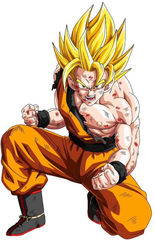 Goku Clipart Super Saiyan2 Dragon Ball Ssj1 Goku Png Goku Transparent