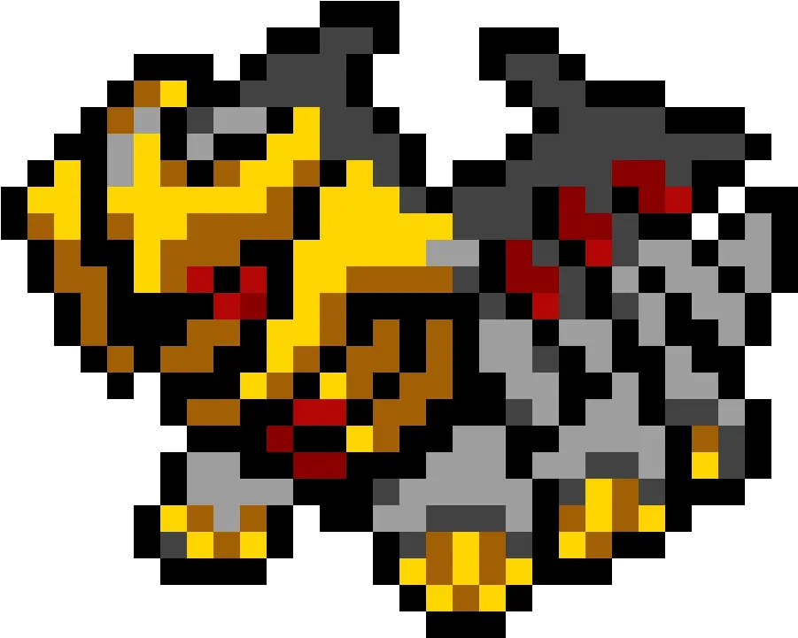 Pokemon Pixel Art Pixel Art Pokemon Giratina Png Giratina Png