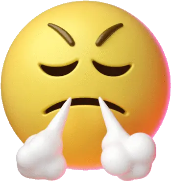 Steaming Seething Gif Steaming Seething Anger Discover Emoji Angry Face Gif Png Anger Icon