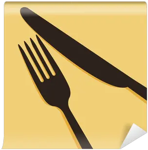 Knife And Fork Restaurant Menu Design With Cutlery Symbols Serving Platters Png Fork And Knife Icon Png