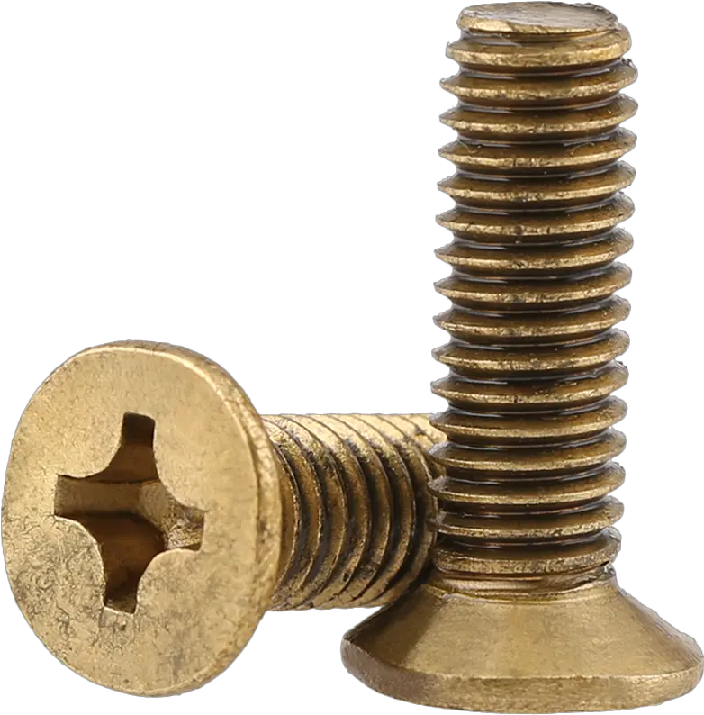 Gb819 Brass Countersunk Head Screw Flat Head Screw Bolt Png Bolt Head Png