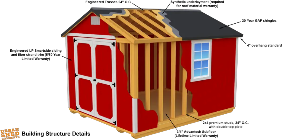 Urban Shed Concepts Vertical Png Shed Png