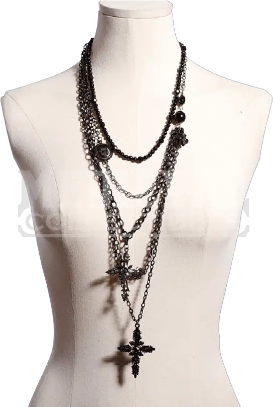 Gothic Cross Necklace Necklace Png Gothic Cross Png