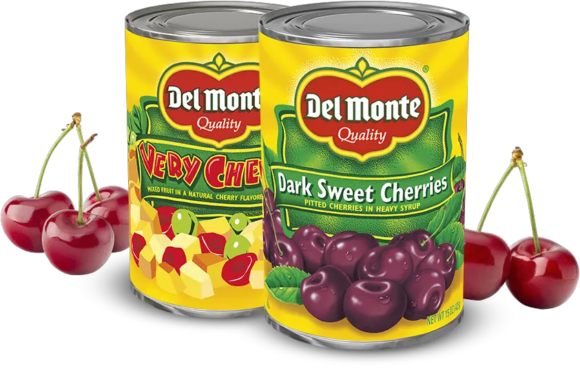 Cherries Del Monte Foods Inc Canned Peaches Png Cherries Png