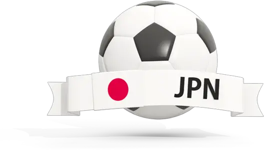 Football With Banner Illustration Of Flag Japan Illustration Png Banner Icon Png