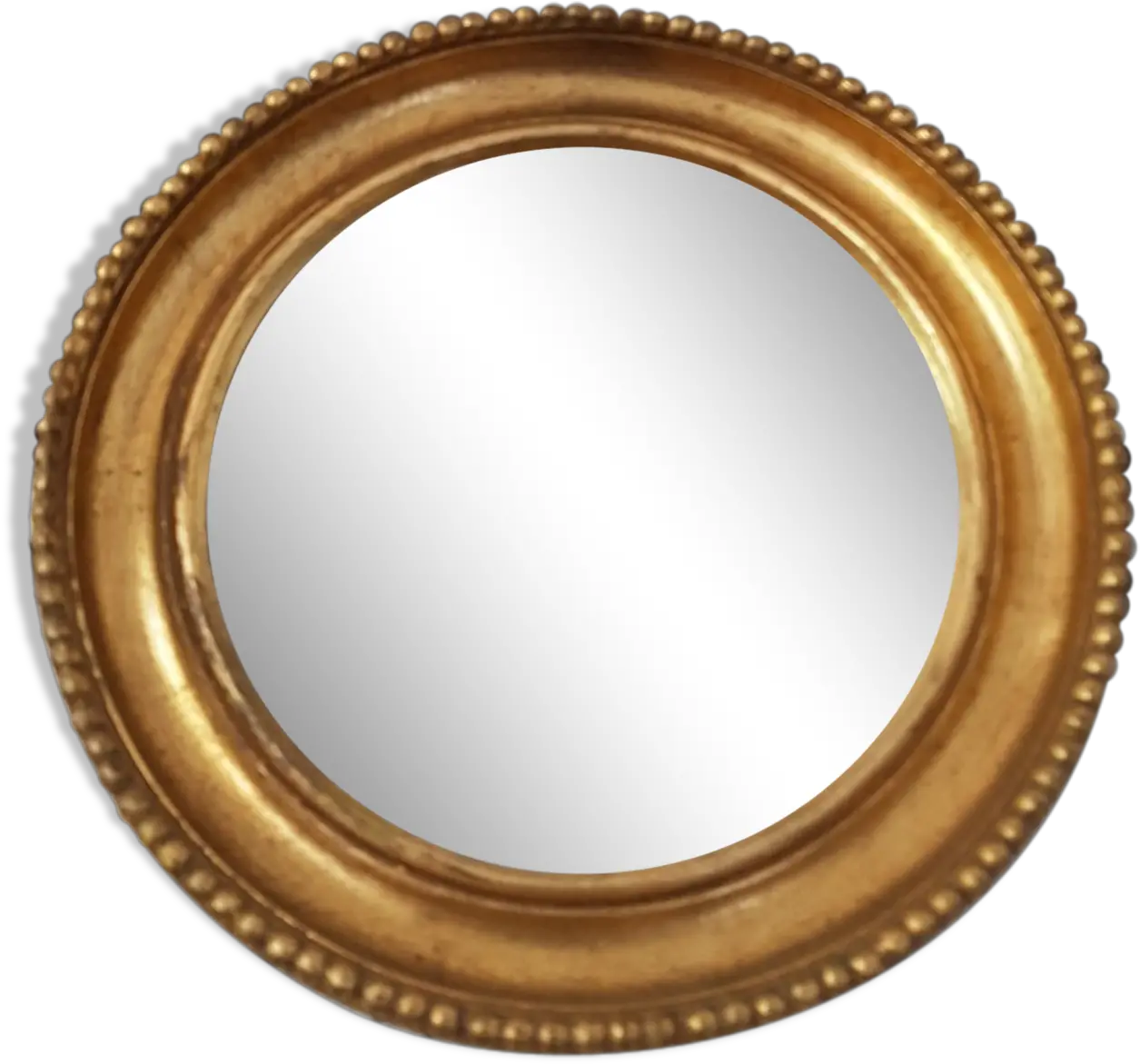 Golden Round Mirror Circle Png Mirror Png