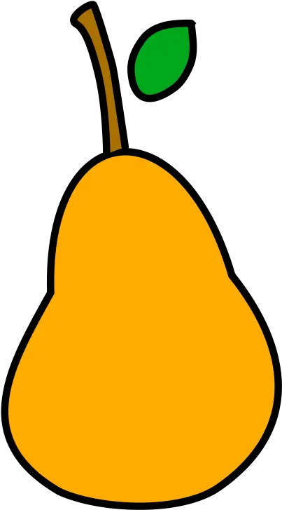 A Less Simple Pear Png Clip Arts For Web Clip Arts Free Hruška Clip Art Pear Png