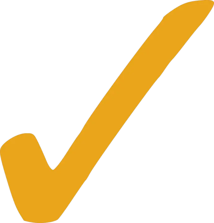 Gold Check Mark Png Clip Art At Clkercom Vector Clip Gold Check Mark Png Mark Png