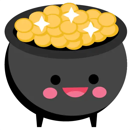 Pot Of Gold Svg Scrapbook Cut File Cute Pot Of Gold Clipart Png Pot Of Gold Png