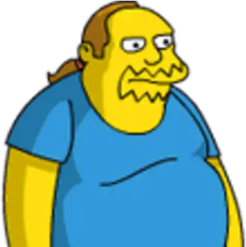 Tapped Simpsons Comic Book Guy Png Comic Book Png