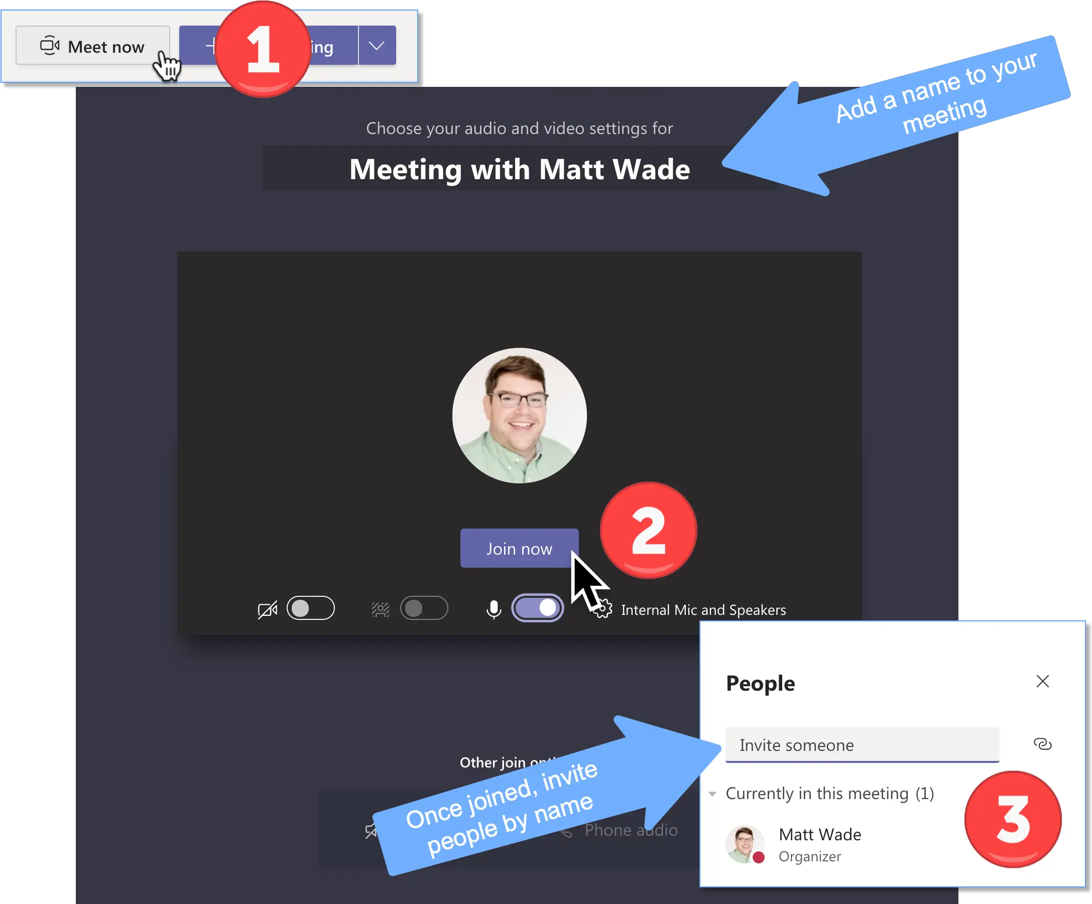 How To Schedule A Meeting In Microsoft Teams Jumpto365 Blog Meeting Starts We Ll Let People Know You Re Waiting Png Mic And Refresh Icon Bottom Right