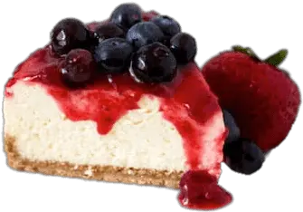 Cheesecake With Berries Transparent Png Berry Cheesecake Png Berries Png