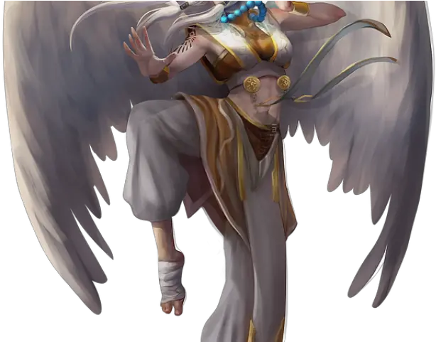 Angel Warrior Png Transparent Images Aasimar Cleric Female Warrior Transparent Background