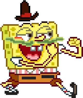 Mustache Gifs Page 5 Spongebob Pixel Art Gif Png Hitler Mustache Transparent