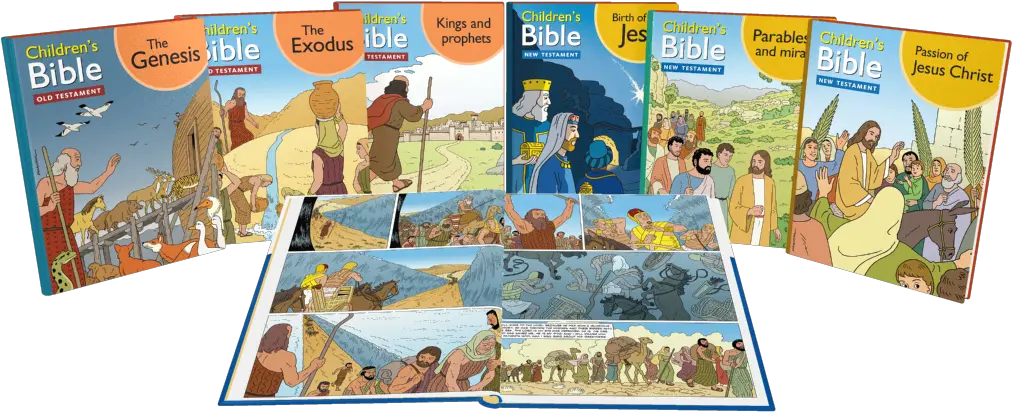 Bible Stories In Comic Book Format Poster Png Biblia Png