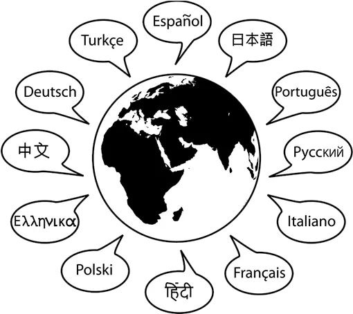 Foreign Language Global World Vector Black And White Png Language Png