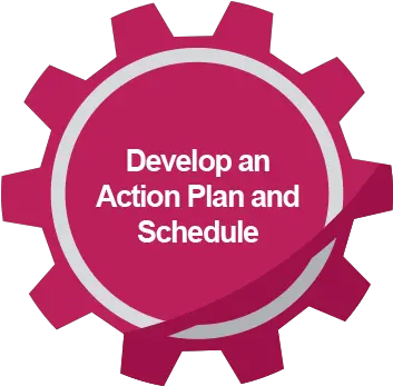 Step 7 Develop An Action Plan And Schedule Blackhawk Manufacturing Group Png Project Behind Schedule Icon