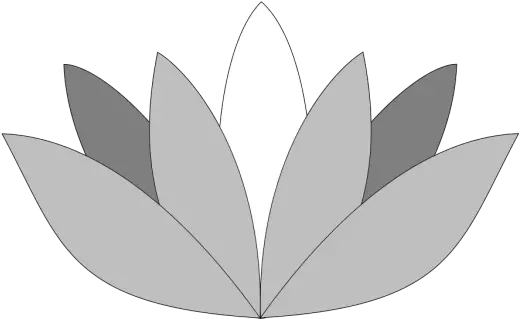 Greyscale Lotus Flower Png Svg Clip Language Lotus Flower Icon