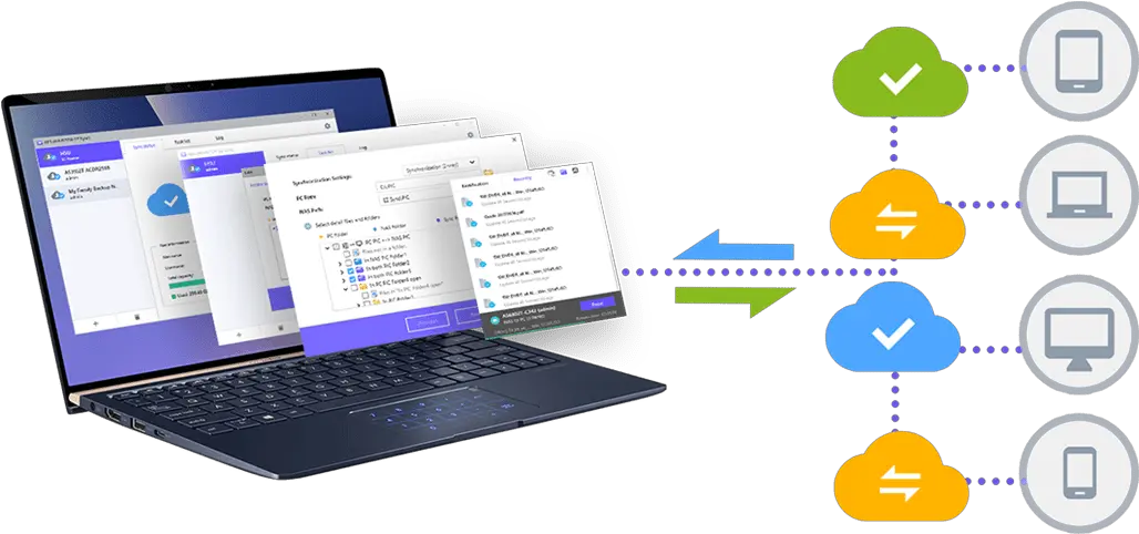 Ez Sync Asustor Nas Office Equipment Png Box Sync Icon