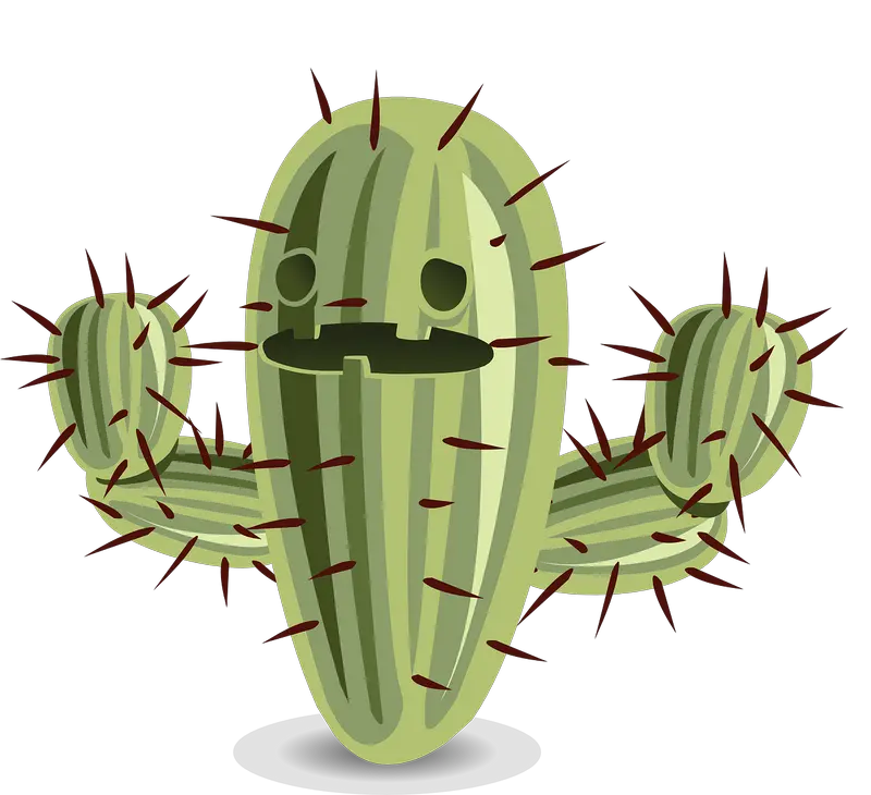 Cactus Png Clipart Cactus With Face Png Cactus Clipart Png