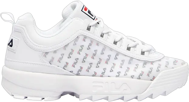 Fila Disruptor Ii Clear Logos Womenu0027s Png Shoe Pictures