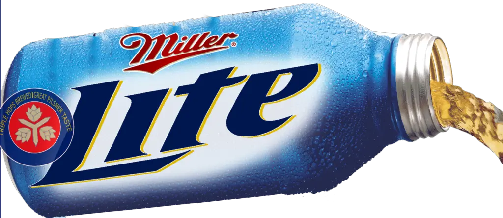 Download Hd Img Miller Lite Bottle Pouring Transparent Miller Lite Pour Png Miller Light Logo