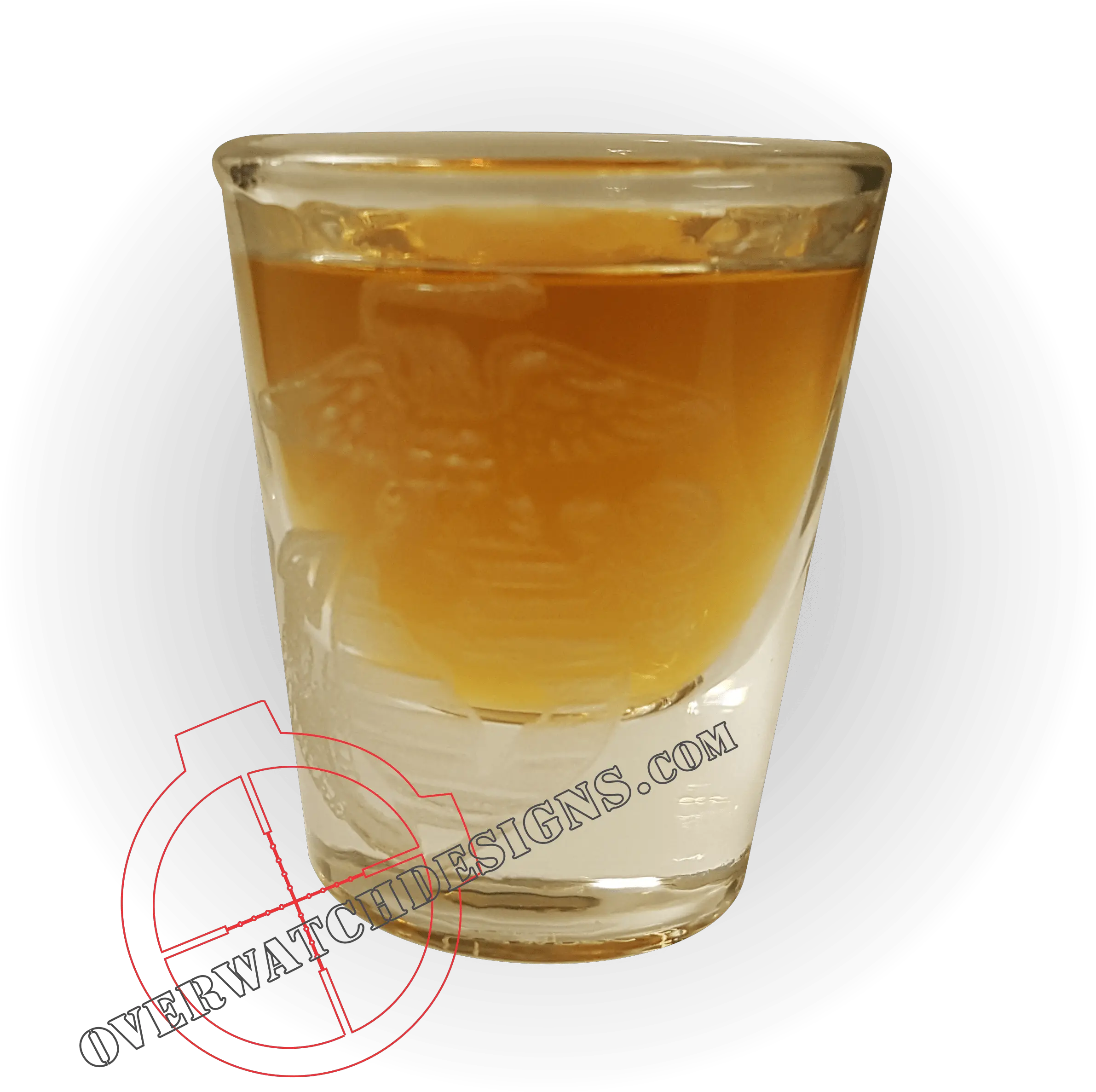 Hnad Engraved Ega Shot Glass Glass Full Size Png Barware Shot Glass Png