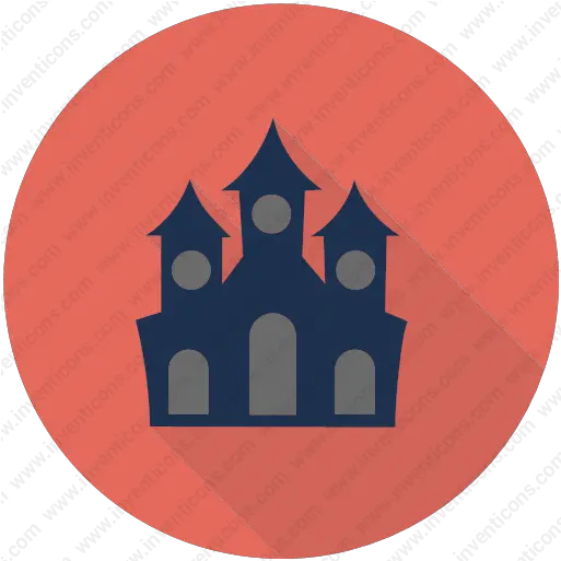 Download Haunted House Vector Icon Inventicons Arch Png Haunted House Png