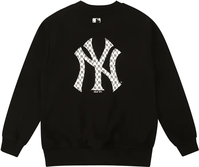 Monogram Back Big Logo Sweatshirt New York Yankees Long Sleeve Png Mlb Logo Png