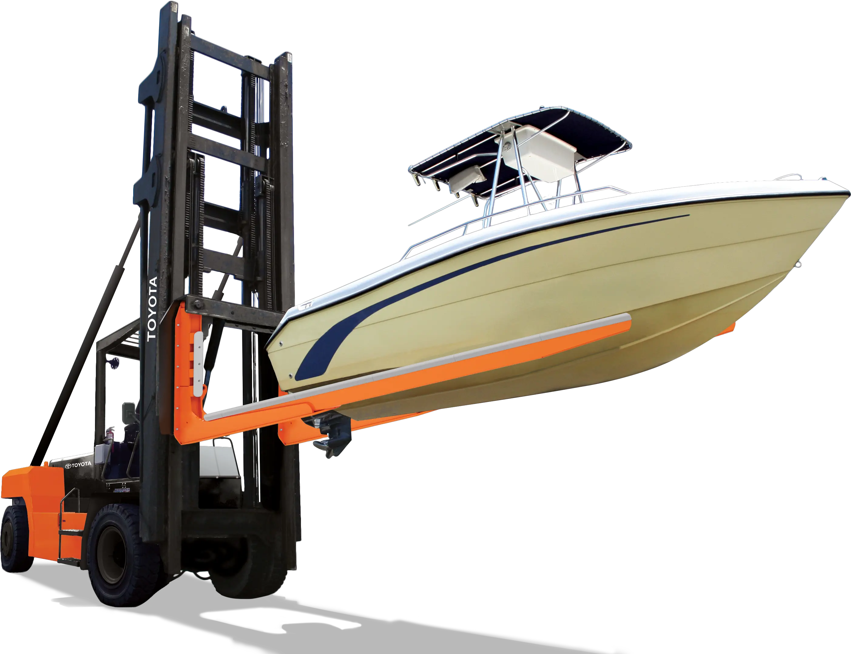 Adapting To Changing Needs In Marina Dry Boat Storage Toyota Marina Forklift Png Boat Transparent