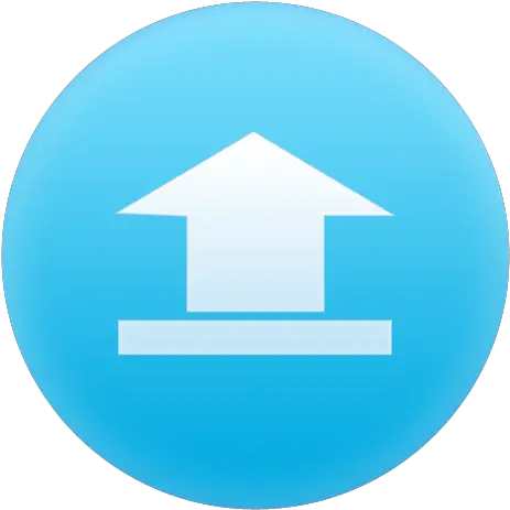 Blue Up File Circle Document Upload Png Upload Icon Png