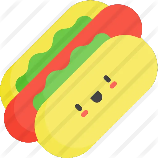 Hotdog Free Food Icons Illustration Png Hotdog Transparent