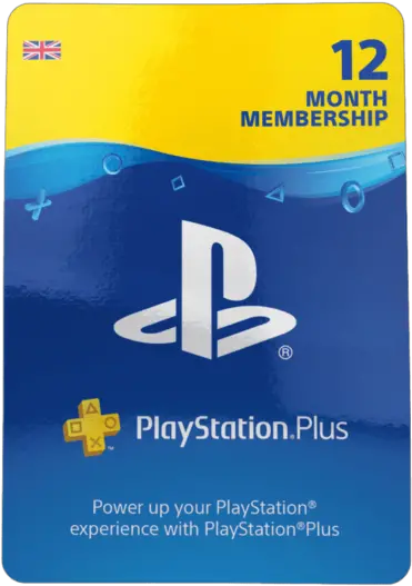 Sony 240620168 Playstation Plus Prepaid 12 Months Membership Subscription Ps Plus 1 Month Png Sony Playstation Logo