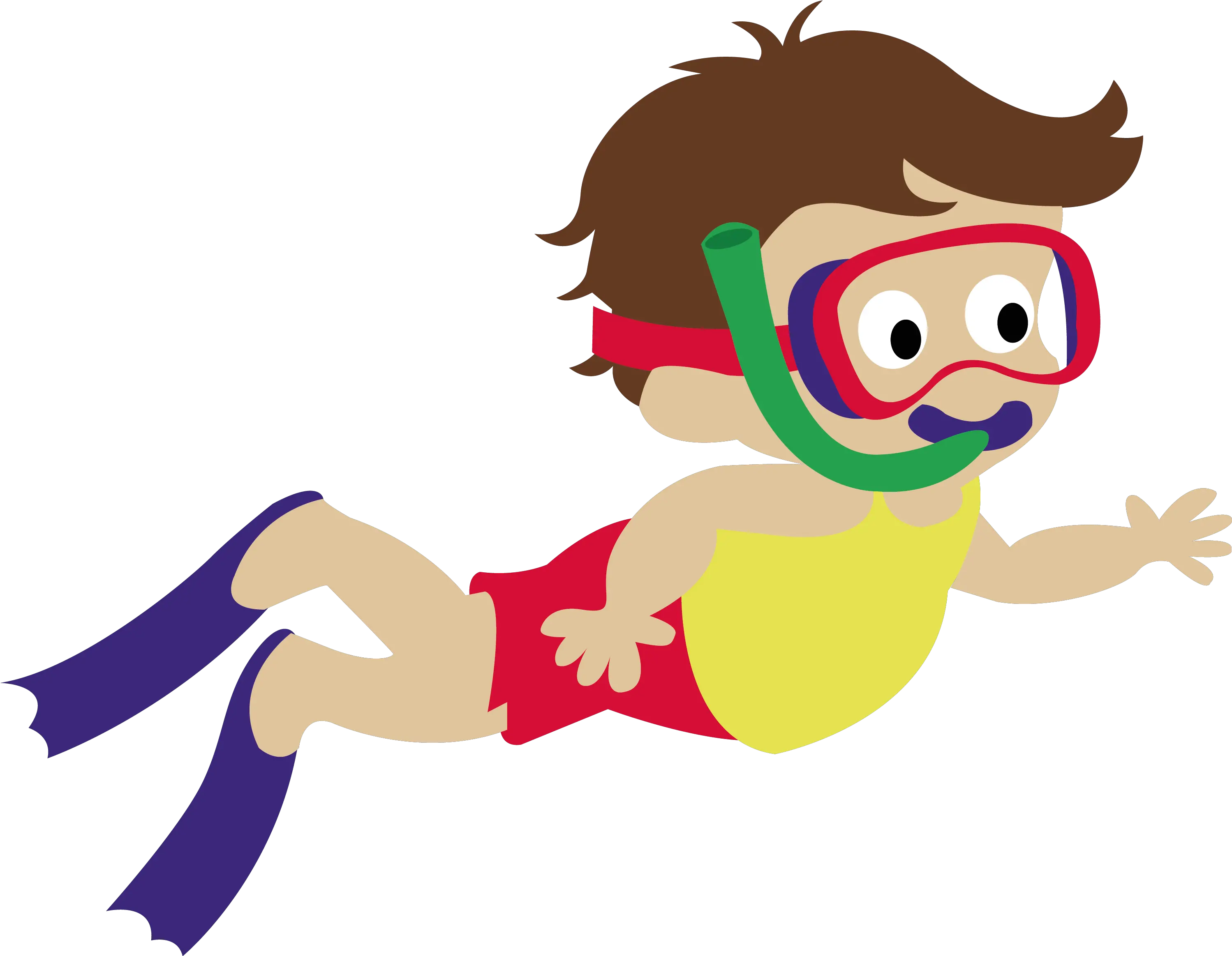 Clipart Boy Swimming Png