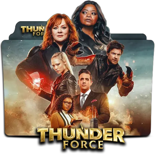 Thunder Force Movie Folder Icon Designbust Thunder Force Movie Poster Png War Thunder Icon