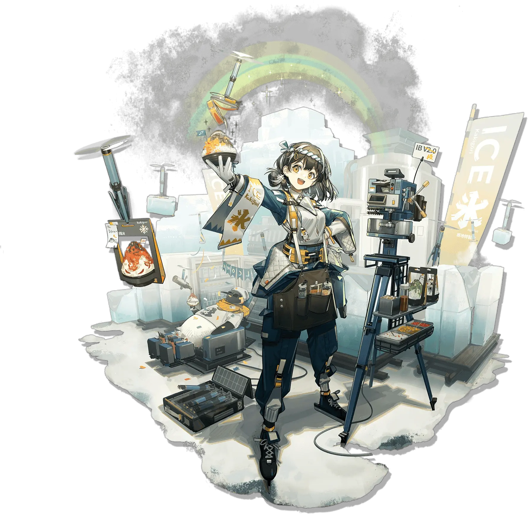 Shaved Ice Memories Arknights Wiki Gamepress Png Frost Icon R6